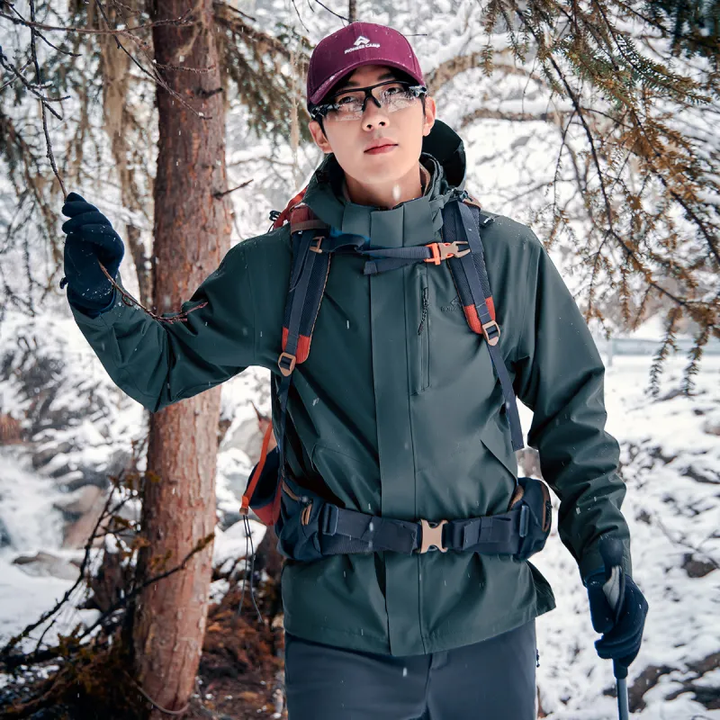 PIONEER CAMP Water Resistant Windproof Breathable Wear Resistant Single Layer Hard Shell Windbreaker Jacket Unisex-29