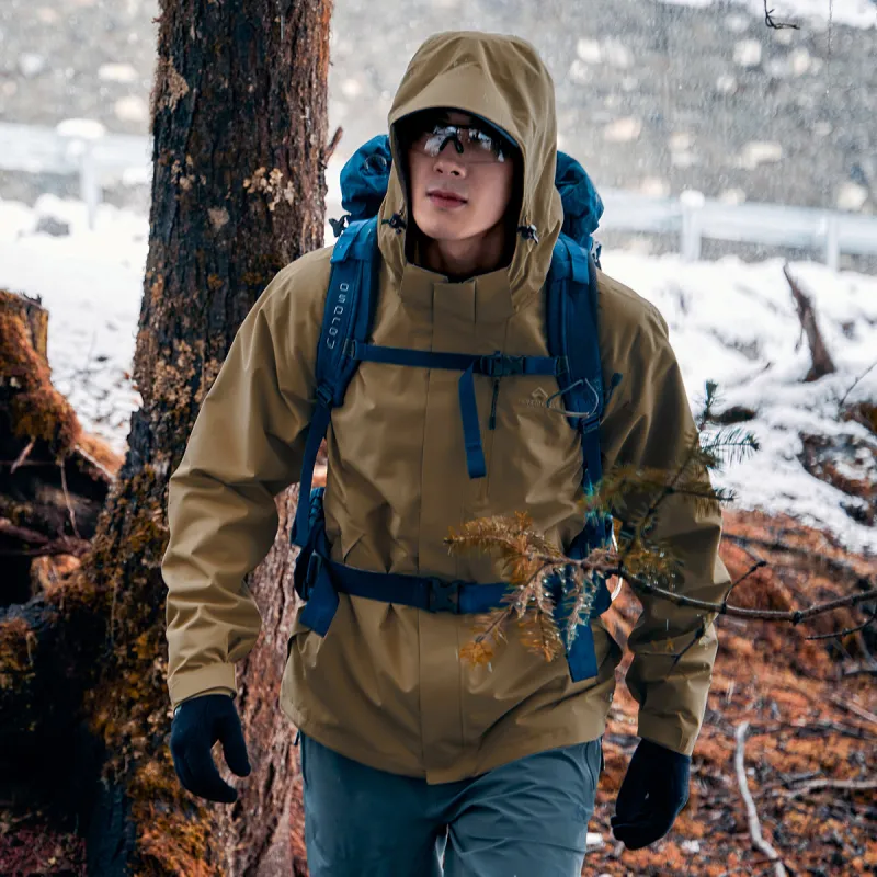 PIONEER CAMP Water Resistant Windproof Breathable Wear Resistant Single Layer Hard Shell Windbreaker Jacket Unisex-6