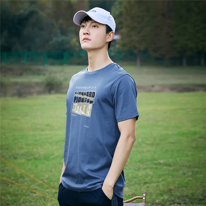 PIONEER CAMP T Shirts Unisex Smoke Blue-4