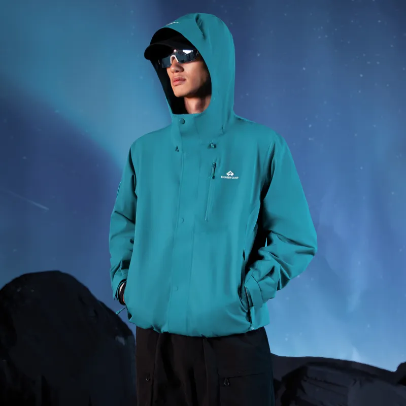 PIONEER CAMP Waterproof, Windproof, Breathable, Abrasion Resistant, Thermal, Water Repellent Windbreaker Jacket Men's-67