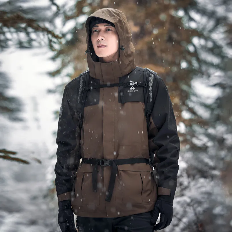 PIONEER CAMP Hard Shell Windbreaker Jacket Unisex-49