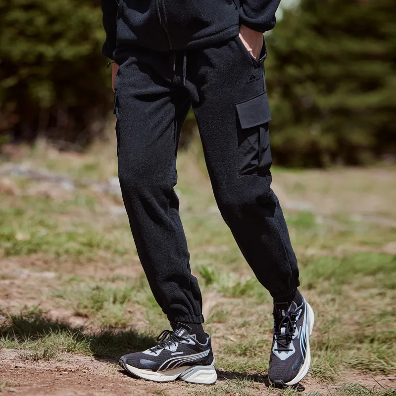 PIONEER CAMP Casual Pants Unisex Black-3