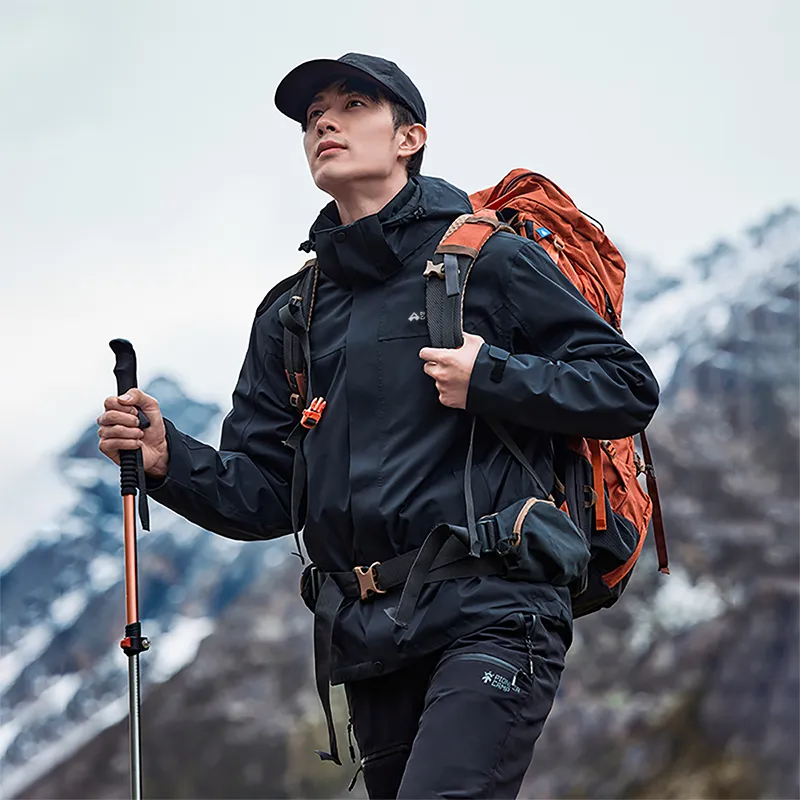 PIONEER CAMP Waterproof, Windproof, Abrasion Resistant, Thermal Windbreaker Jacket Unisex-2
