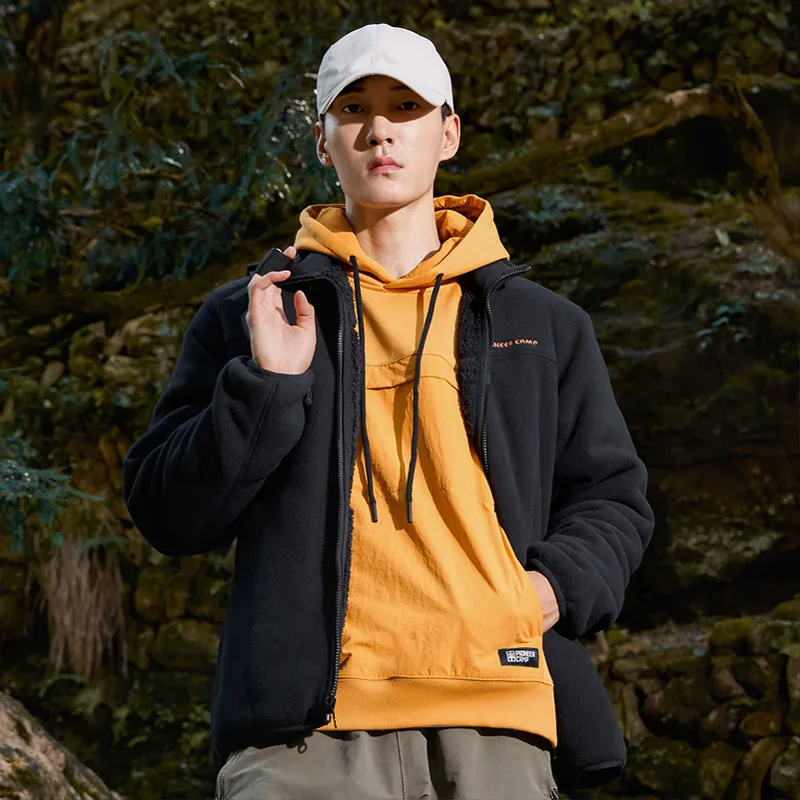 PIONEER CAMP Velvet feel Coat Unisex-39