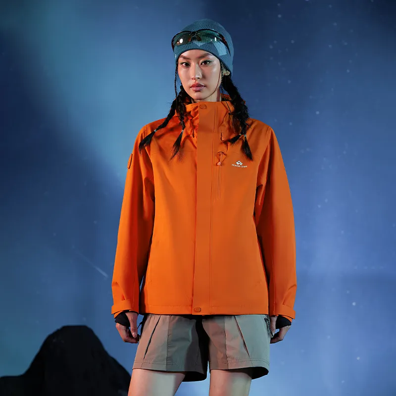 PIONEER CAMP Waterproof, Windproof, Breathable, Water Repellent, Abrasion Resistant, Thermal Windbreaker Jacket Women's-19