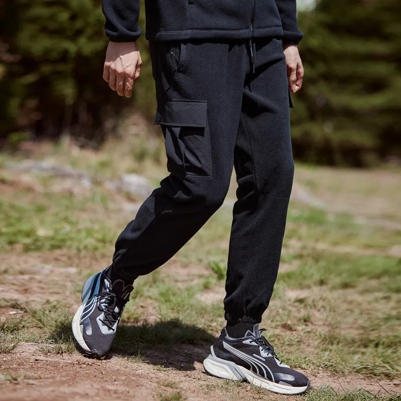 PIONEER CAMP Casual Pants Unisex Black-4