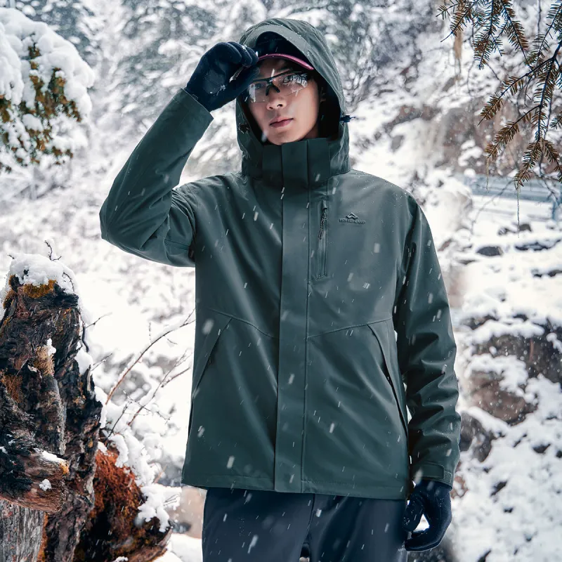 PIONEER CAMP Water Resistant Windproof Breathable Wear Resistant Single Layer Hard Shell Windbreaker Jacket Unisex-13