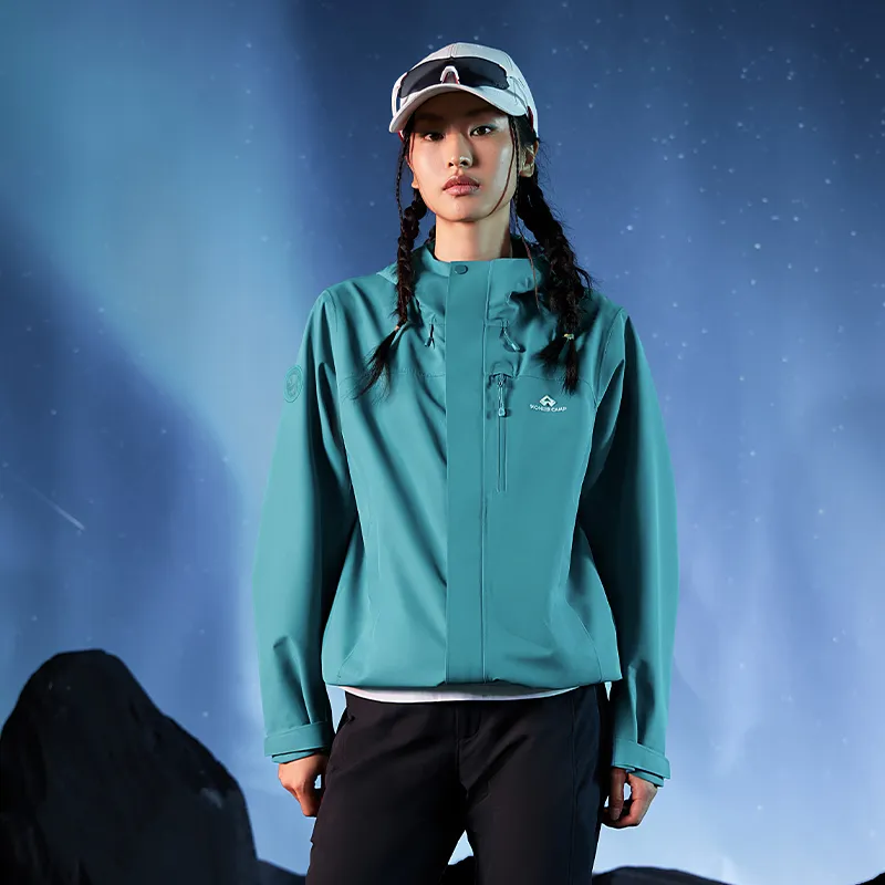 PIONEER CAMP Waterproof, Windproof, Breathable, Water Repellent, Abrasion Resistant, Thermal Windbreaker Jacket Women's-77