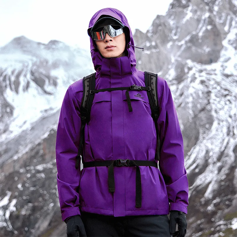 PIONEER CAMP Waterproof, Windproof, Breathable, Abrasion Resistant, Water Repellent Windbreaker Jacket Unisex-41