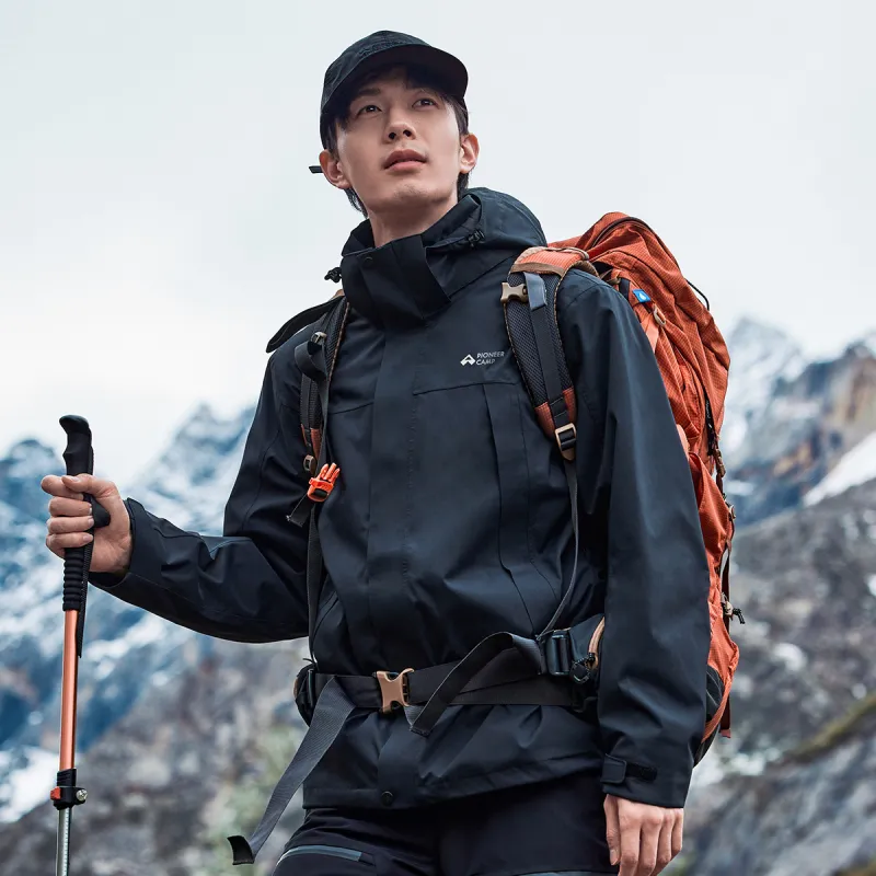 PIONEER CAMP Waterproof, Windproof, Abrasion Resistant, Thermal Windbreaker Jacket Unisex-40