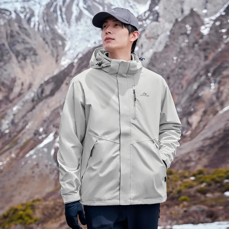 PIONEER CAMP Water Resistant Windproof Breathable Wear Resistant Single Layer Hard Shell Windbreaker Jacket Unisex-9