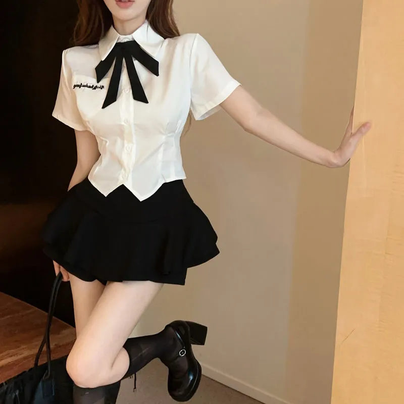Mu Qingqing Two Piece Skirt Sets Women's-3
