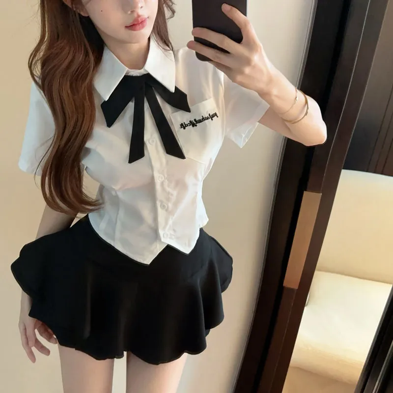 Mu Qingqing Two Piece Skirt Sets Women's-4