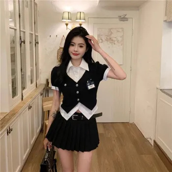 Mu Qingqing Two Piece Skirt Sets Women's