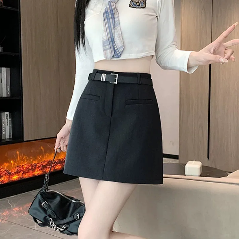Mu Qingqing Casual Short Skirts Women's-1