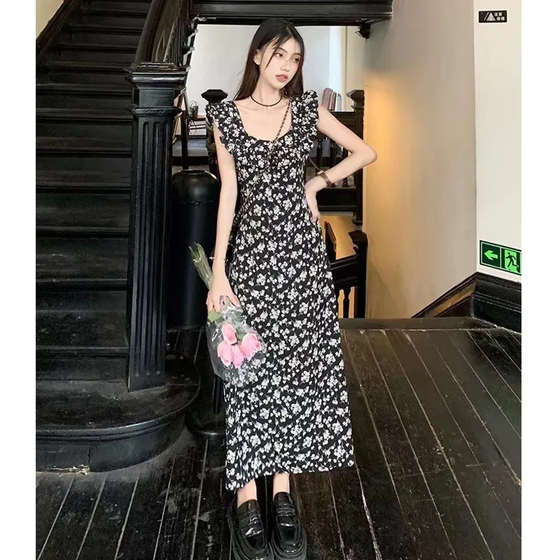 Mu Qingqing Short Sleeved Dress Women's-4