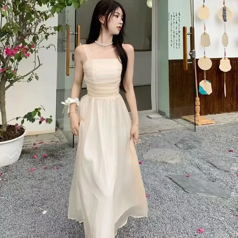 Mu Qingqing Slip Dresses Women's-3