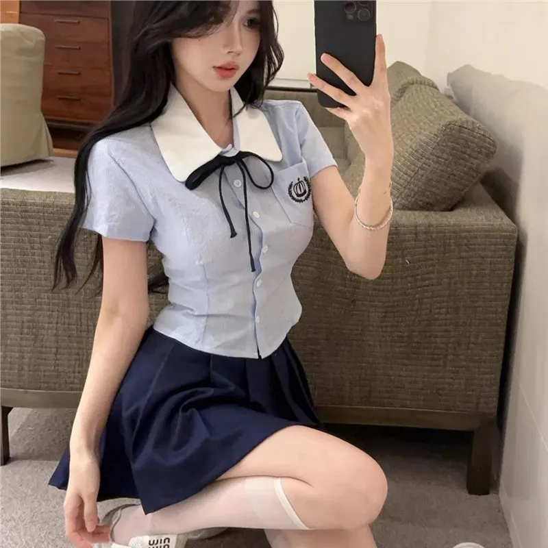 Mu Qingqing Two Piece Skirt Sets Women's-1