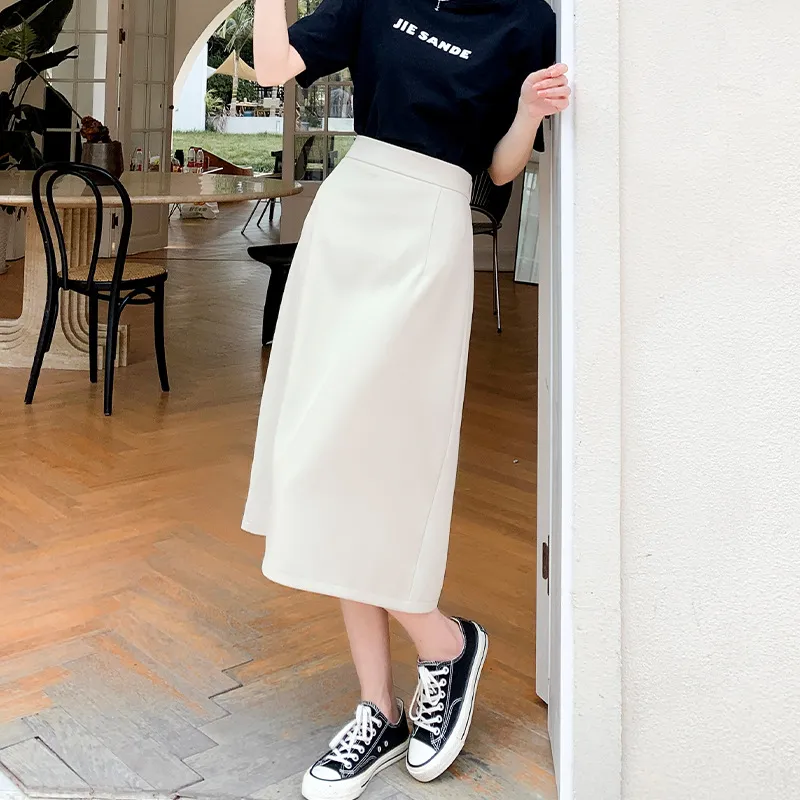 Mu Qingqing Casual Long Skirt Women's-6