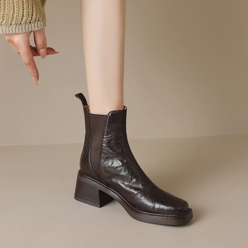 PVAJ Ankle Boots Women's White-4