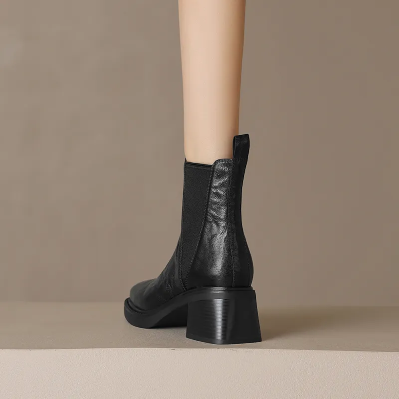 PVAJ Ankle Boots Women's White-8