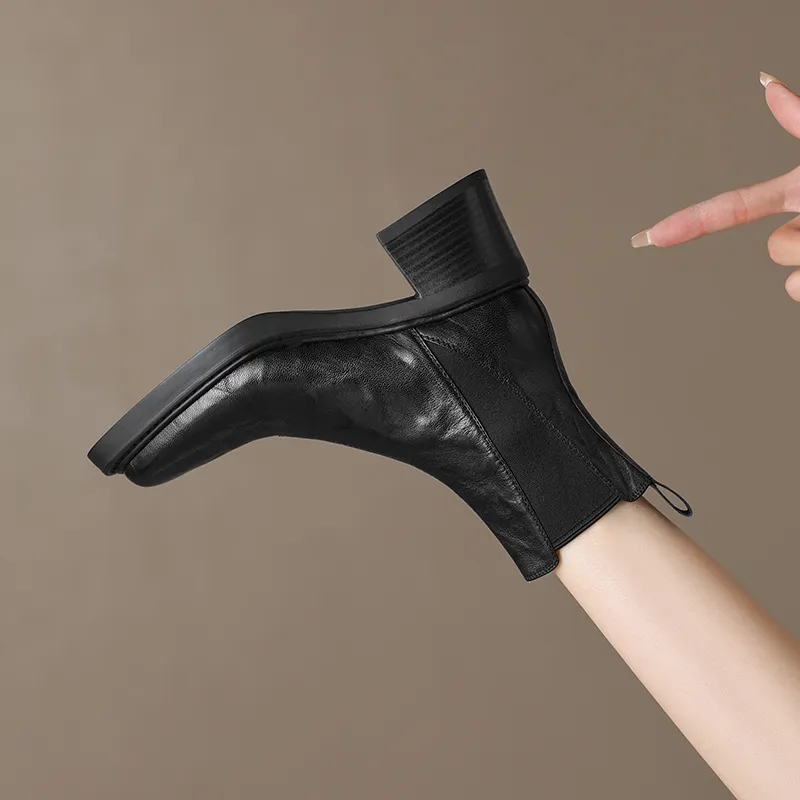 PVAJ Ankle Boots Women's White-7