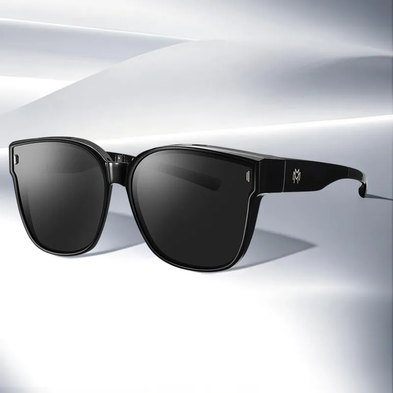 Disney Plate Frame Square Sunglasses Unisex Black-16