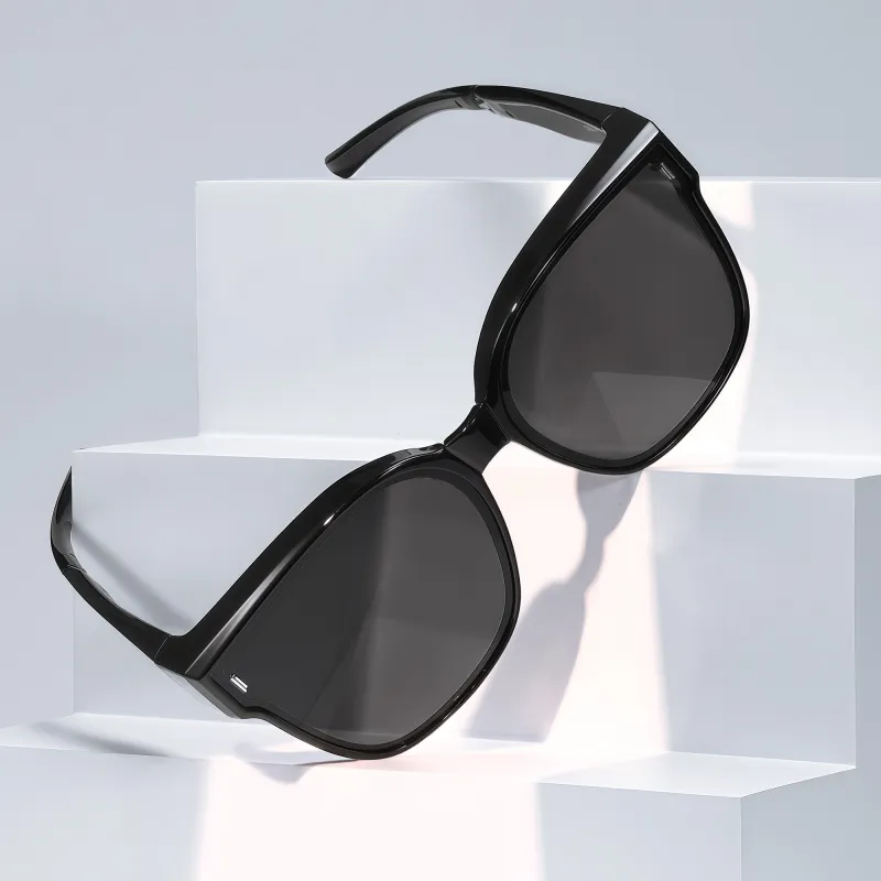 Disney Plate Frame Square Sunglasses Unisex Black-17