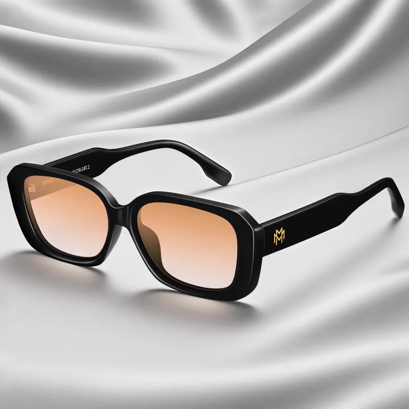 Disney TR90 Square Sunglasses Unisex Black-7
