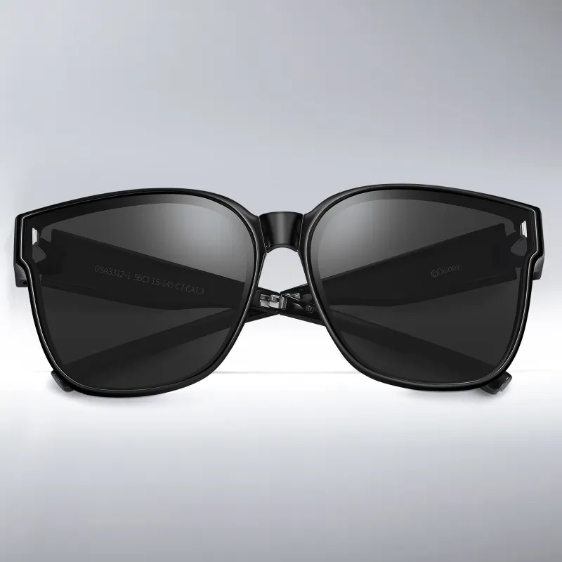 Disney Plate Frame Square Sunglasses Unisex Black-18