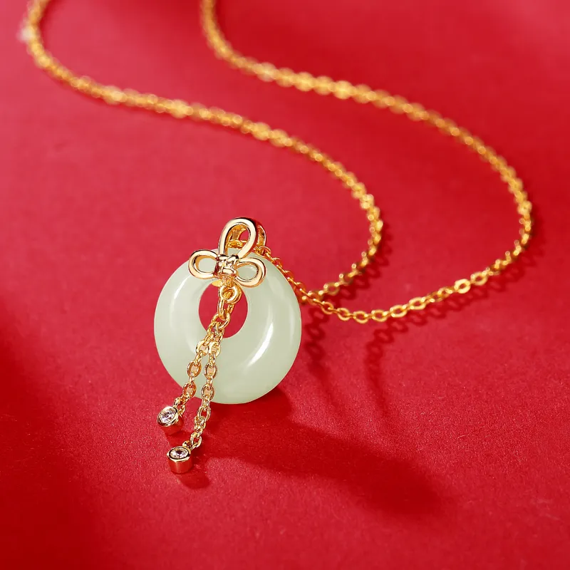 WEITIANXUAN Hetian Jade White Jade/Pale Greenish White Jade Unisex-2