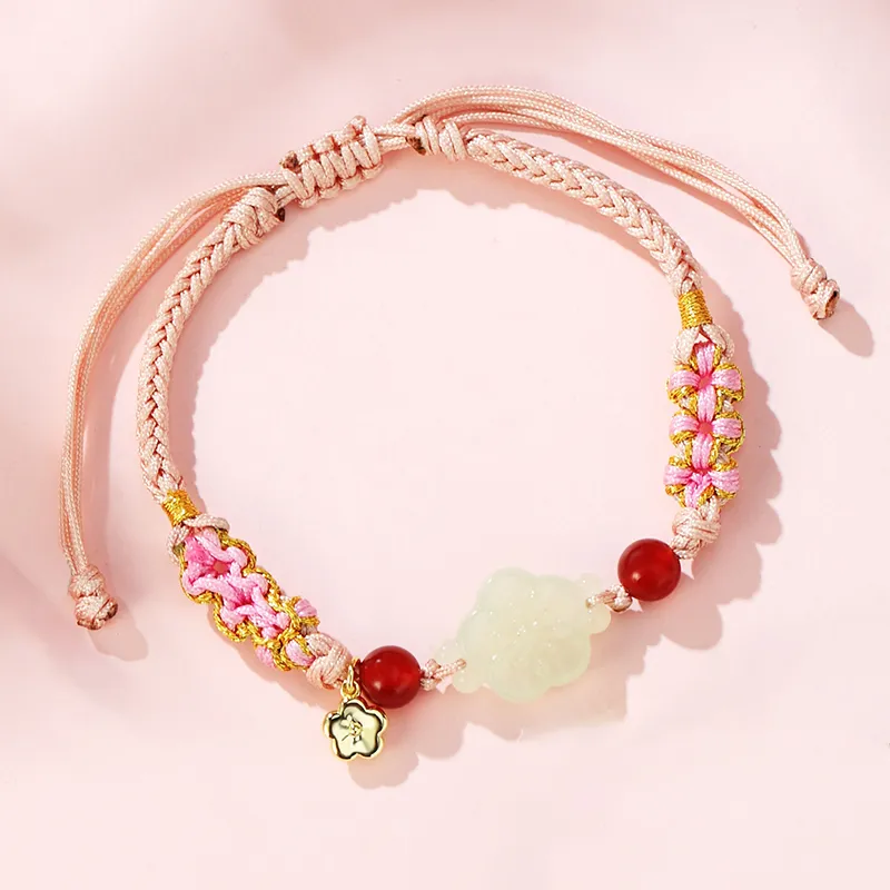 WEITIANXUAN Hetian Jade Bracelets White Jade/Pale Greenish White Jade Women's-2
