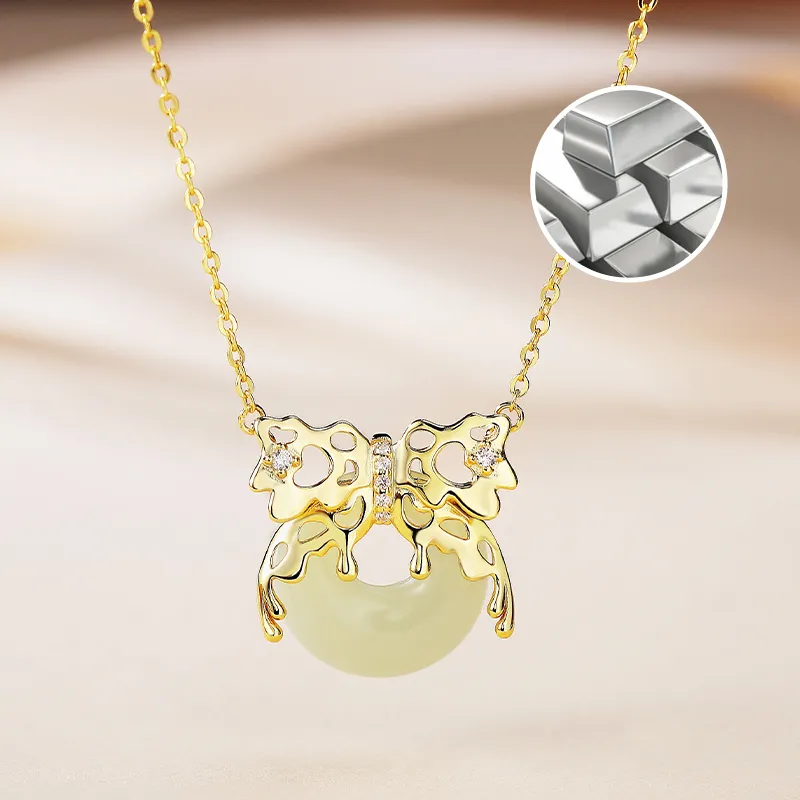 WEITIANXUAN Hetian Jade White Jade/Pale Greenish White Jade Unisex-4