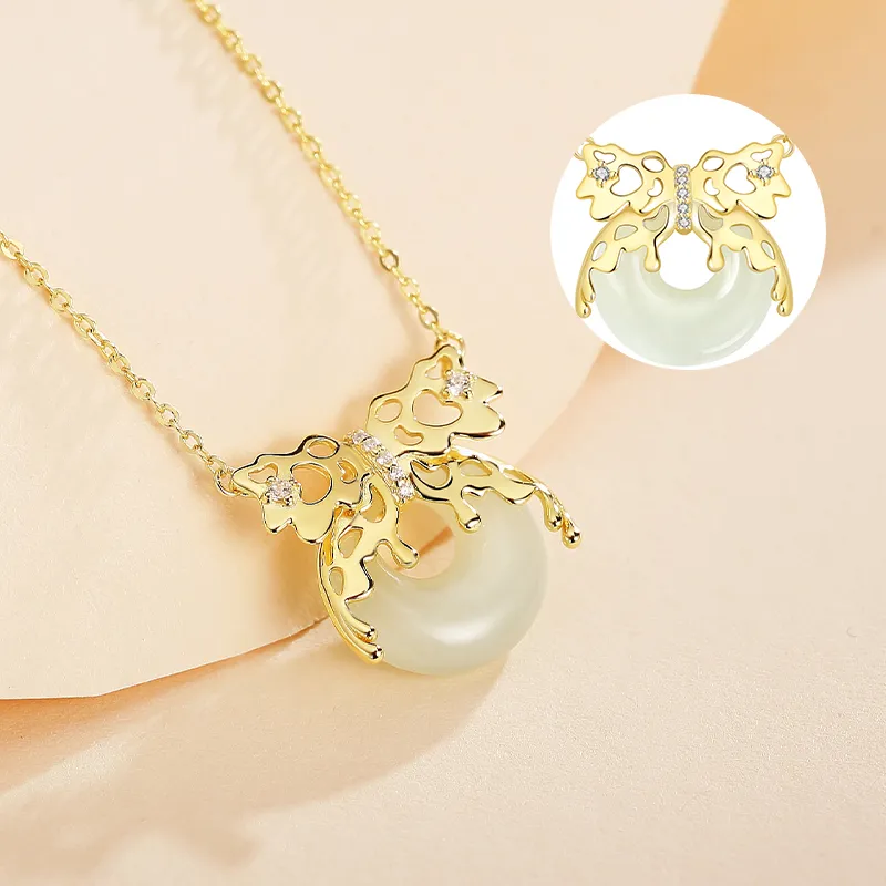 WEITIANXUAN Hetian Jade White Jade/Pale Greenish White Jade Unisex-5