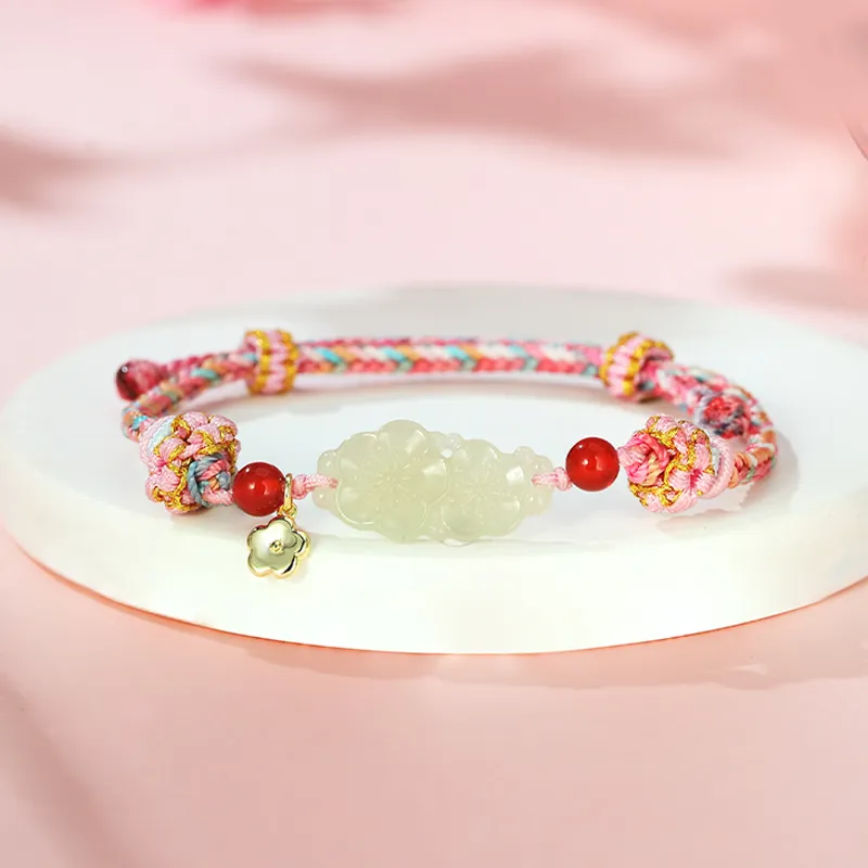 WEITIANXUAN Hetian Jade White Jade/Pale Greenish White Jade Unisex-1