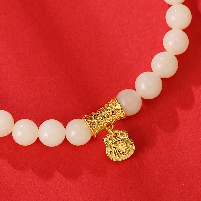 WEITIANXUAN Hetian Jade White Jade/Pale Greenish-White Jade Unisex-4