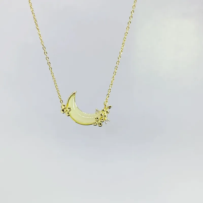 WEITIANXUAN Hetian Jade Necklaces White Jade/Pale Greenish White Jade Unisex-1