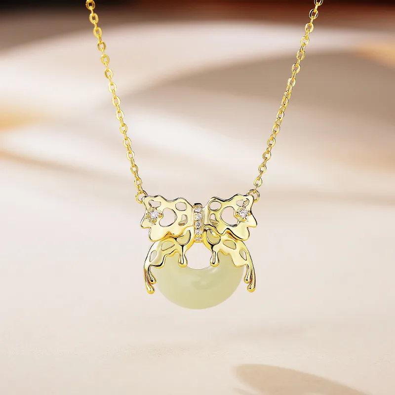 WEITIANXUAN Hetian Jade White Jade/Pale Greenish White Jade Unisex-2
