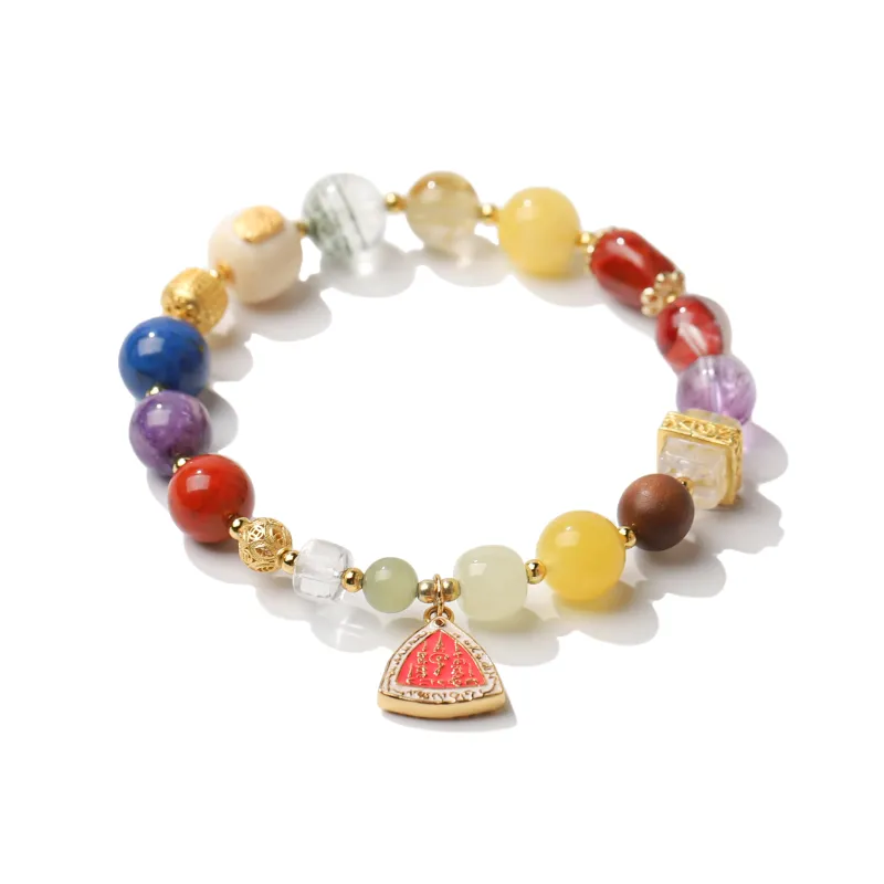 YUANYUANRUYI Southern Red Agate Bracelets Unisex-7