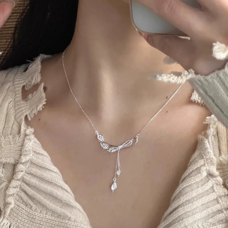 NSAOT 990 Silver Necklaces Women's-3