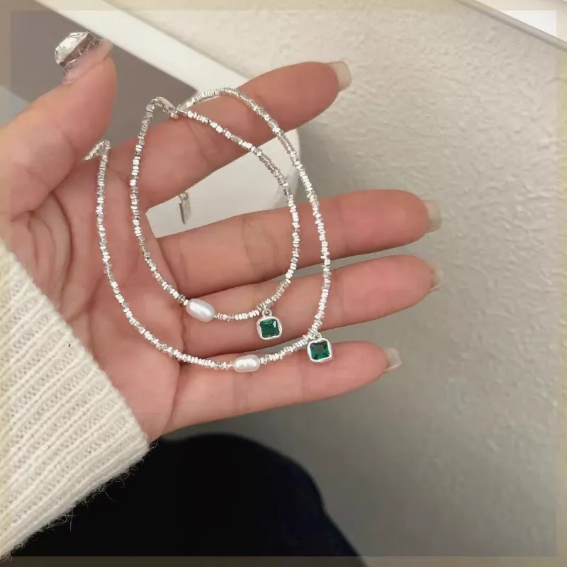 NSAOT 990 Silver Necklaces Women's-2