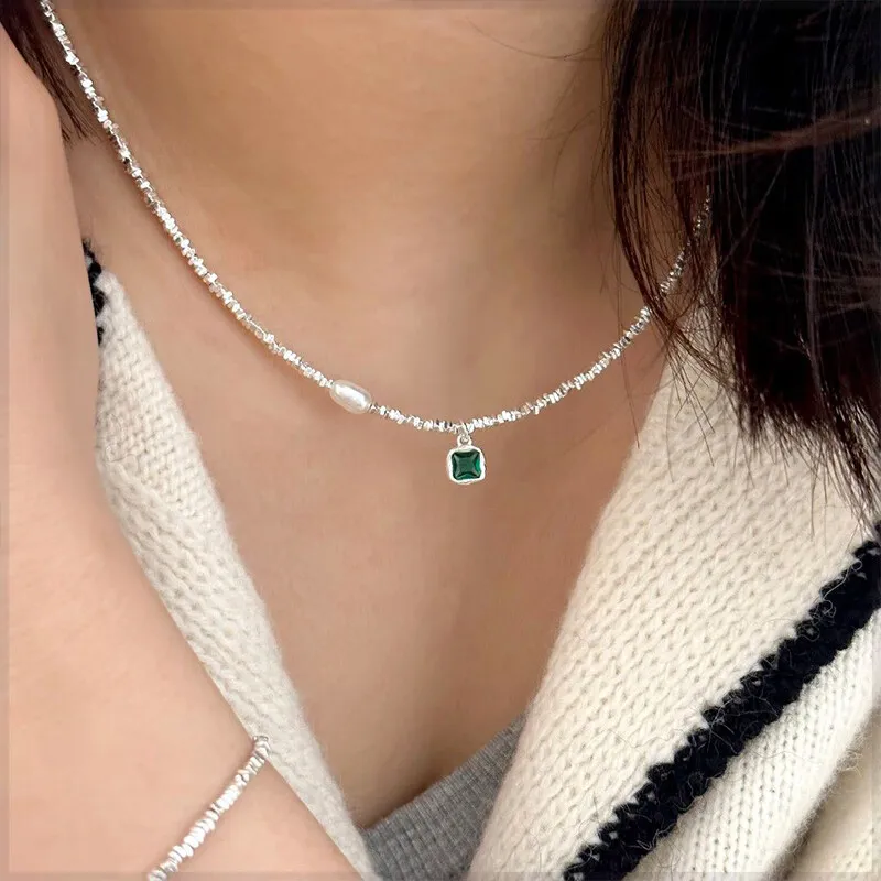 NSAOT 990 Silver Necklaces Women's-5