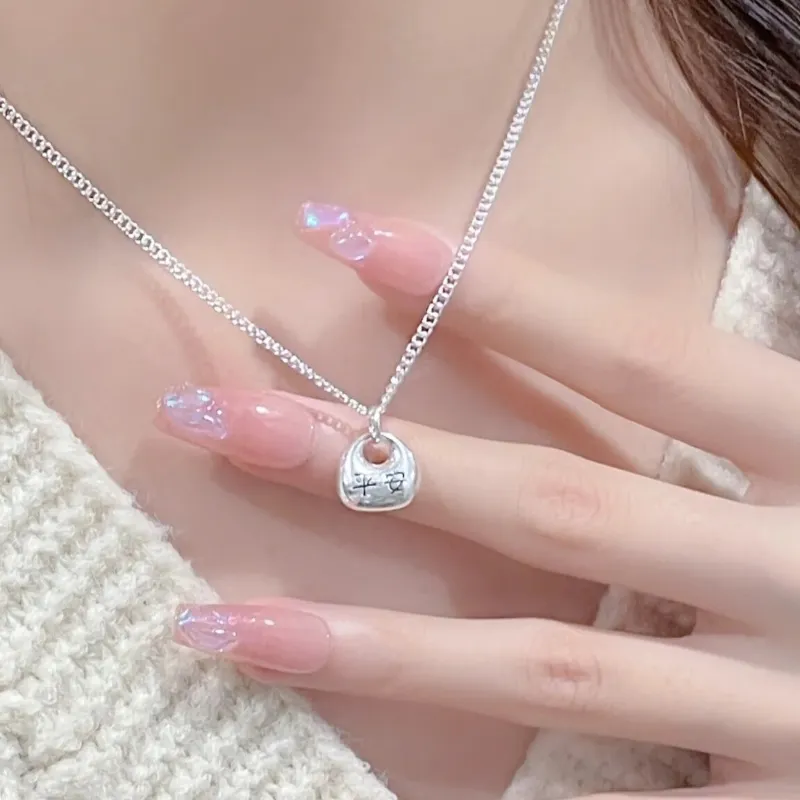 NSAOT 999 Fine Silver Necklaces Women's Silver-5