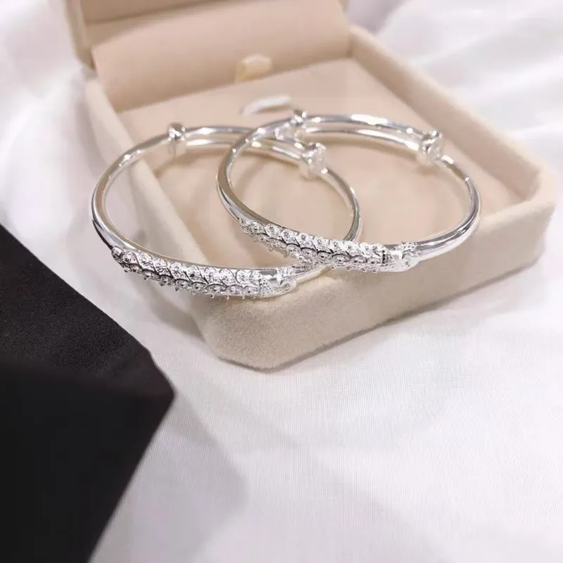 NSAOT 999 Fine Silver Bangles Kids'-3