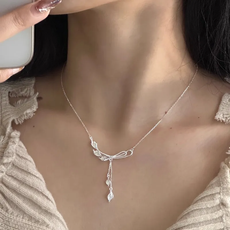 NSAOT 990 Silver Necklaces Women's-6