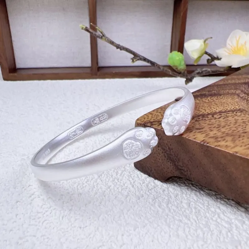 NSAOT 999 Fine Silver Bangles Women's-5