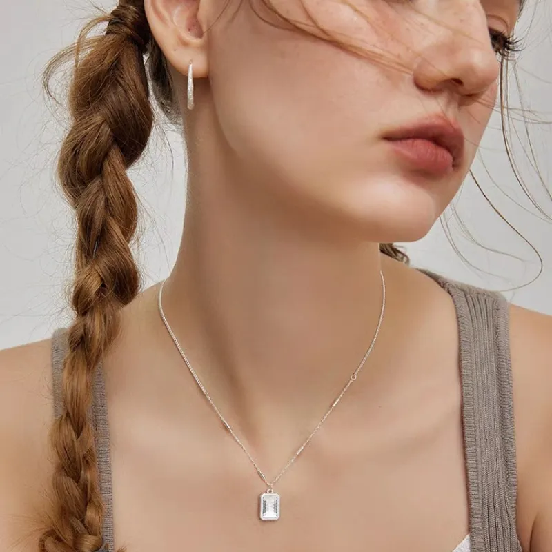 NSAOT 990 Silver Necklaces Women's-5