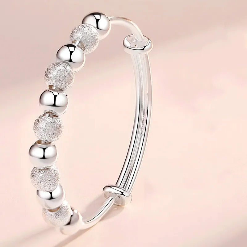 NSAOT 999 Fine Silver Sterling Silver Bracelets Women's-2