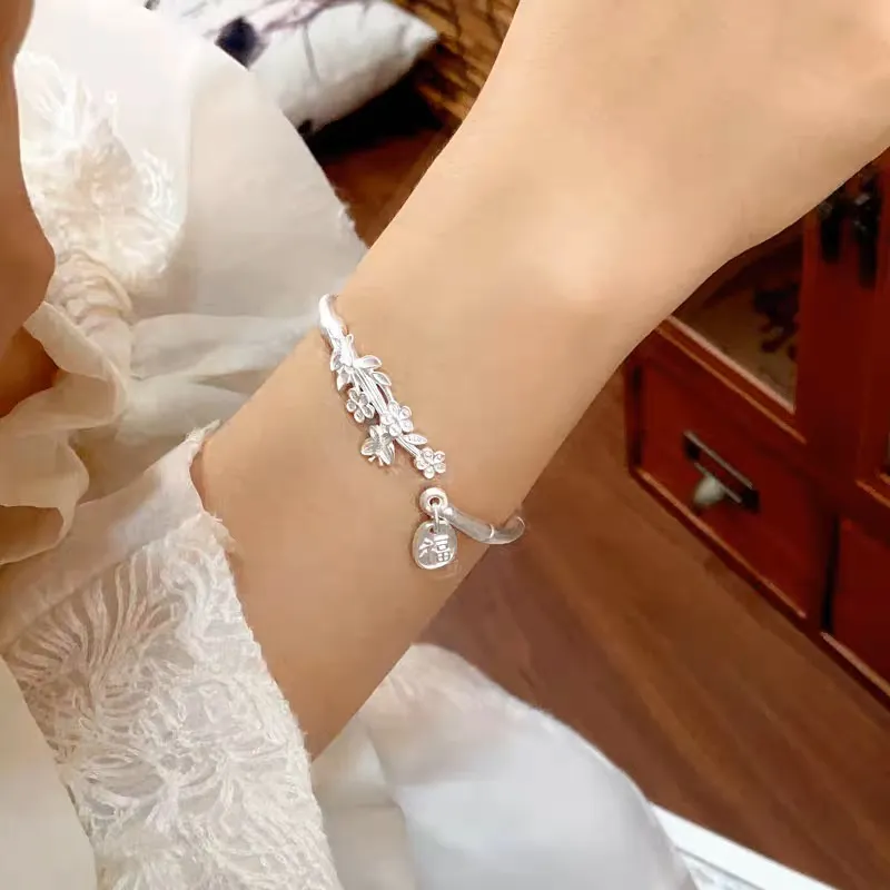 NSAOT 999 Fine Silver Bangles Women's-2
