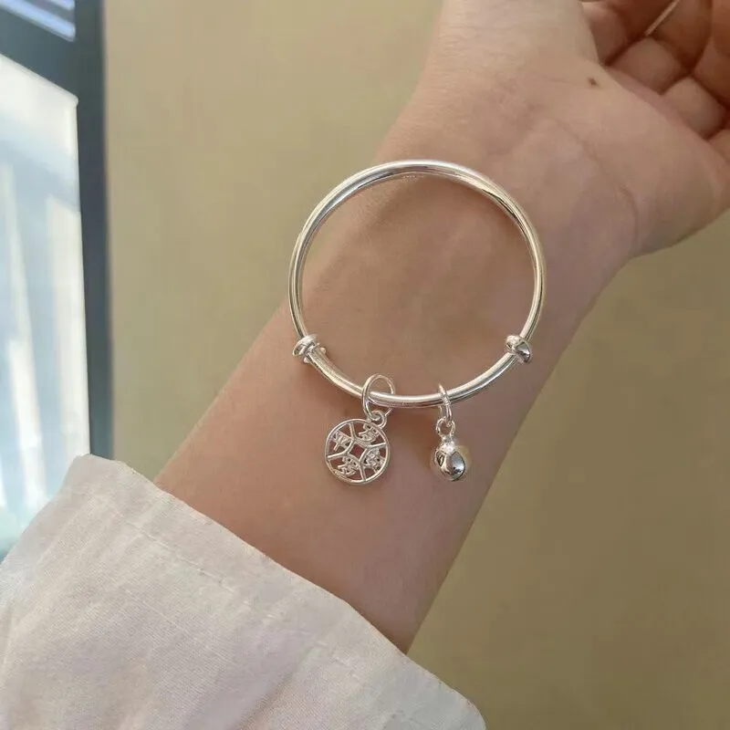 NSAOT 999 Fine Silver Bangles Kids'-4